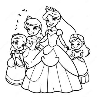 Page A Colorier Princesses Disney Joyeuses Remets Toi Vite 15080-12474