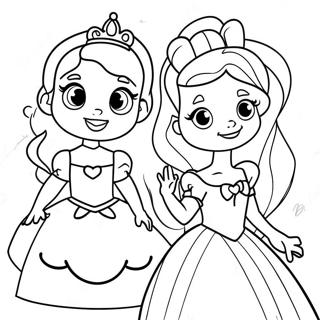 Page A Colorier Princesses Disney Joyeuses Remets Toi Vite 15080-12476