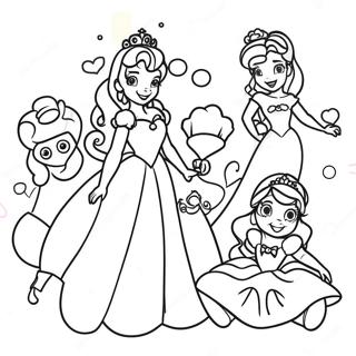 Page A Colorier Princesses Disney Joyeuses Remets Toi Vite 15080-12644