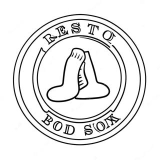 Page A Colorier Logo Red Sox 15119-12670