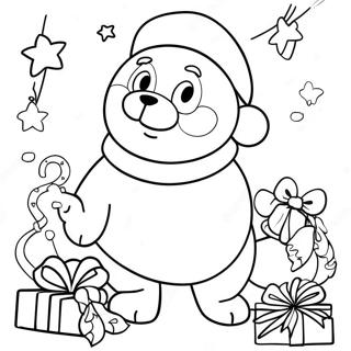 Page A Colorier Festive Bobbie Goods Noel 15150-12531