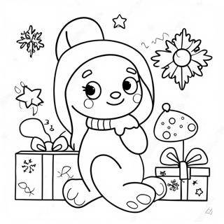 Page A Colorier Festive Bobbie Goods Noel 15150-12697