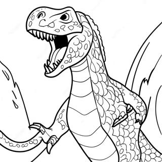 Page A Colorier Indoraptor Rugissant 15160-12538