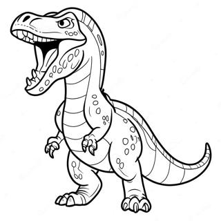 Page A Colorier Indoraptor Rugissant 15160-12706