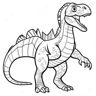 Page A Colorier Indoraptor Rugissant 15160-12707