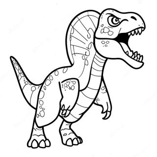 Page A Colorier Indoraptor Rugissant 15160-12708