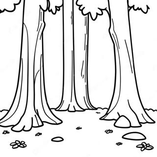 Page A Colorier Foret De Sequoias De Californie 15190-12562