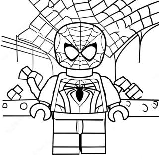 Page A Colorier De Spiderman Lego 15259-12781