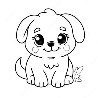 Page A Colorier Dun Adorable Chiot Duveteux 15270 12627