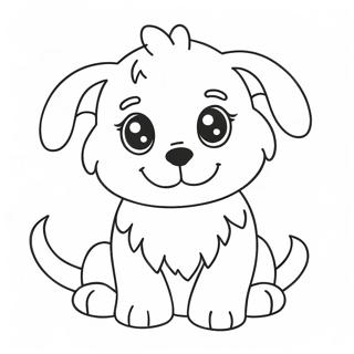 Page A Colorier Dun Adorable Chiot Duveteux 15270 12628