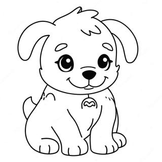 Page A Colorier Dun Adorable Chiot Duveteux 15270 12794