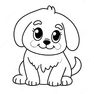 Page A Colorier Dun Adorable Chiot Duveteux 15270 12795