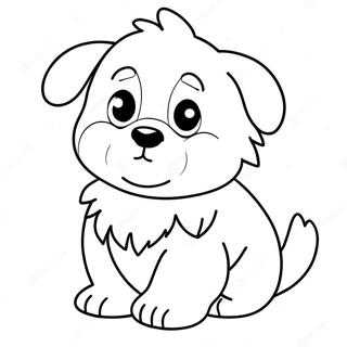 Page A Colorier Dun Adorable Chiot Duveteux 15270 12922