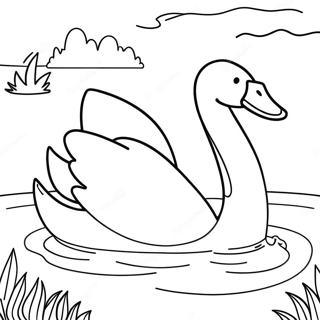 Page A Colorier Cygne 15279-12928