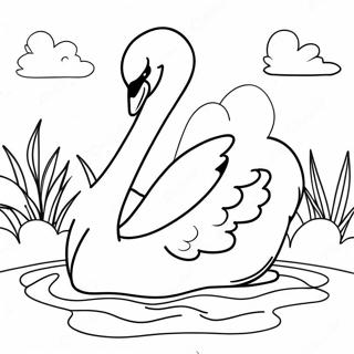 Page A Colorier Cygne 15279-12941