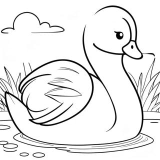 Page A Colorier Cygne 15279-12944