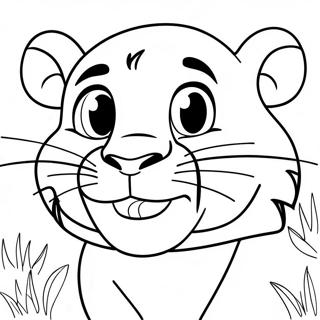 Page A Colorier Simba Rugissant 152-125