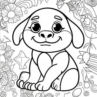 Page A Colorier De Zuma Avec Des Puzzles Colores 15400-12899