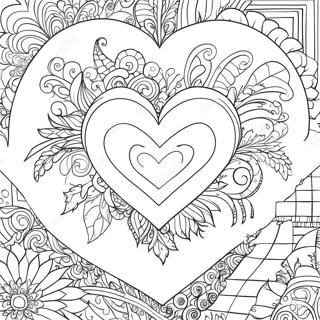 Page A Colorier De Coeur Elegant 1541-1232