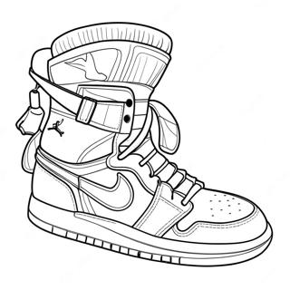 Jordan 1 Pages À Colorier