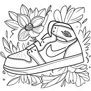 Page A Colorier Des Baskets Jordan 1 Colorees 15430-13074