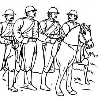 Page A Colorier Des Soldats De La Guerre Civile 15469-13102