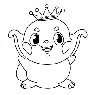 Page A Colorier King Boo 15489-13119