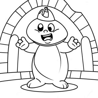 Page A Colorier King Boo Dans Un Chateau Hante 15490-13122