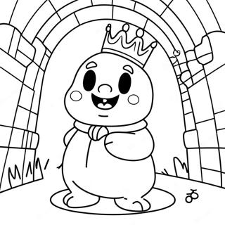 Page A Colorier King Boo Dans Un Chateau Hante 15490-13124