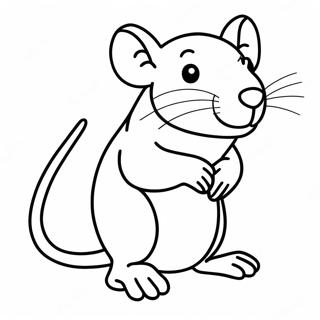 Page A Colorier Rat 15570-13174