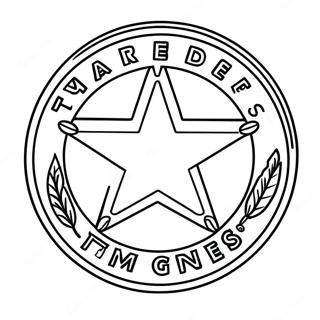 Page A Colorier Du Logo Des Texas Rangers 15620-13214