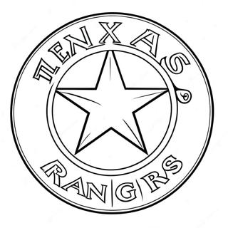 Page A Colorier Du Logo Des Texas Rangers 15620-13216