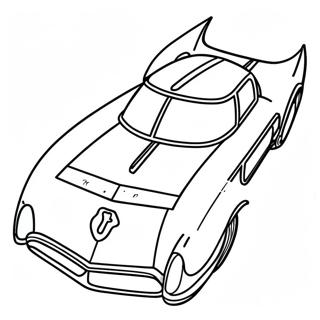 Batmobile Pages À Colorier