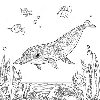 Page A Colorier De La Baleine Bleue 15730-13304