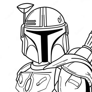 Boba Fett Pages À Colorier