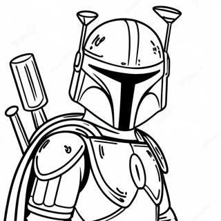 Page A Colorier De Boba Fett 15740-13311