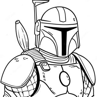 Page A Colorier De Boba Fett En Armure De Bataille 15741-13315