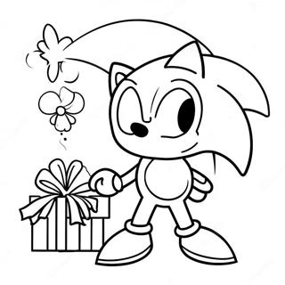 Page A Colorier Sonic De Noel 15760-13326