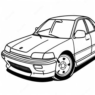 Page A Colorier De La Honda Civic 15921-13447