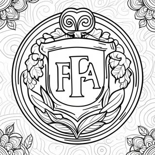 Page A Colorier Du Logo Ffa 16001-13512