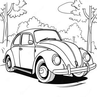 Page A Colorier Volkswagen Beetle Classique 16122-13612