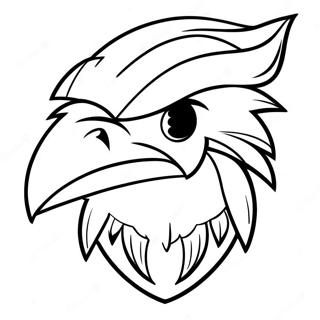 Page A Colorier Mascotte Des Baltimore Ravens 16172-13652