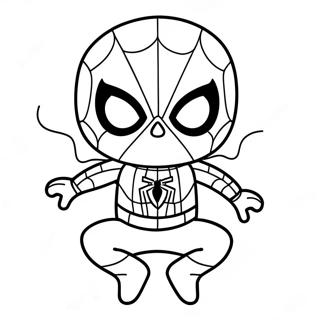 Bébé Spiderman Pages À Colorier