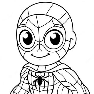 Page A Colorier De Bebe Spiderman 16382-13807