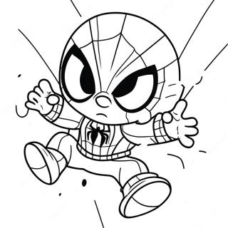 Page A Colorier De Bebe Spiderman 16382-13808