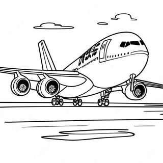 Page A Colorier Dun Avion A380 16392-13816