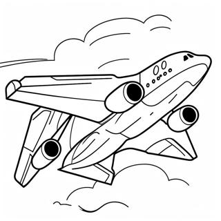 Page A Colorier Dun Avion A380 En Vol 16393-13819