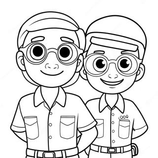 Page A Colorier De Blippi Et Meekah Aventuriers 16403-13826