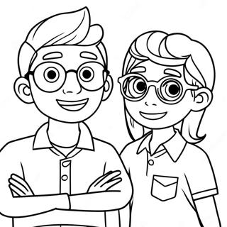 Page A Colorier De Blippi Et Meekah Aventuriers 16403-13828