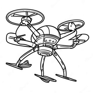 Page A Colorier De Drone Meurtrier En Action 16443-13859